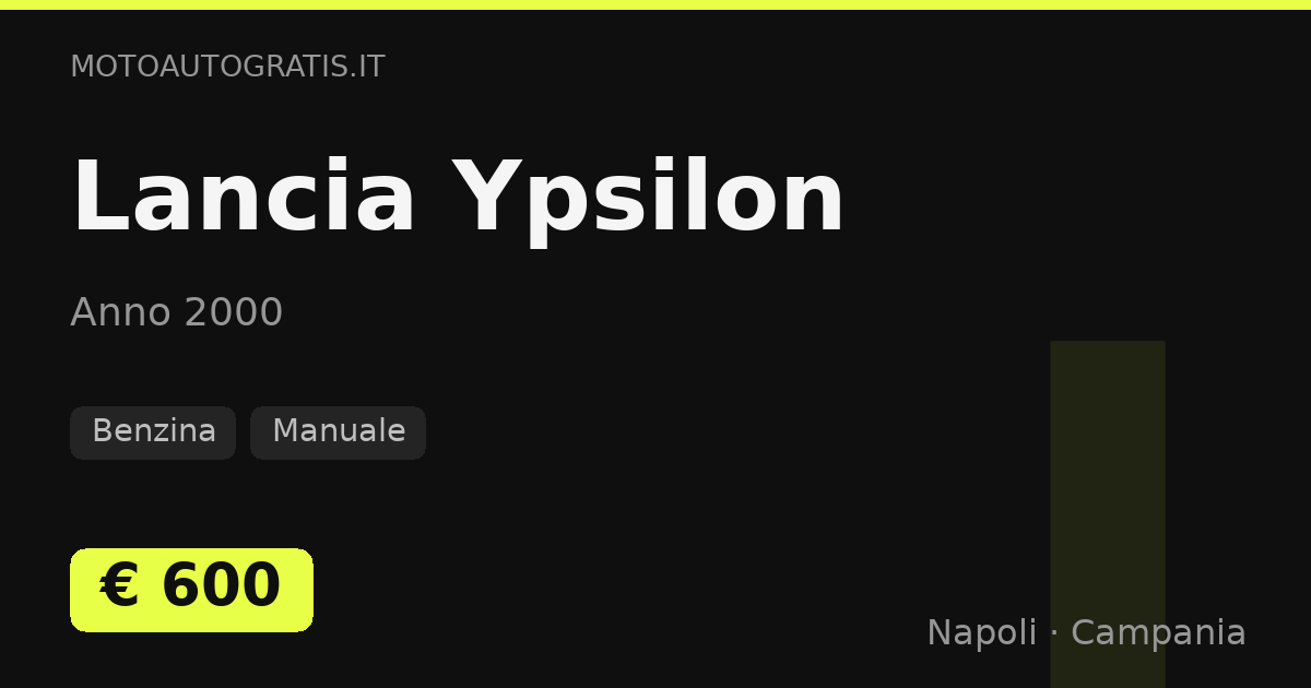 Lancia Ypsilon
