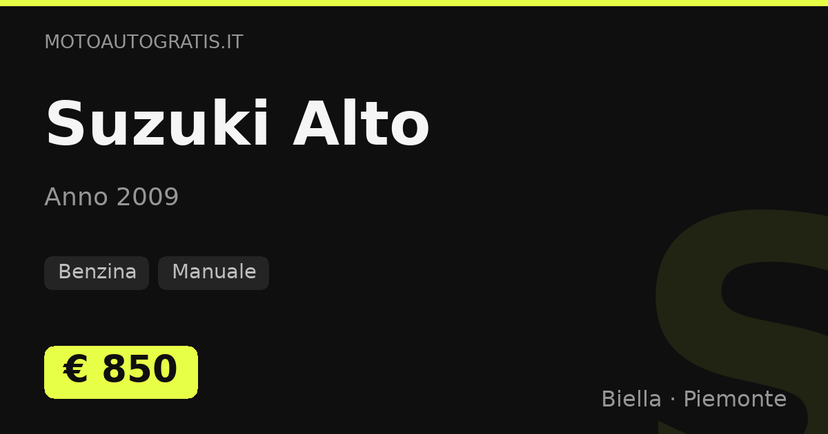 Suzuki Alto