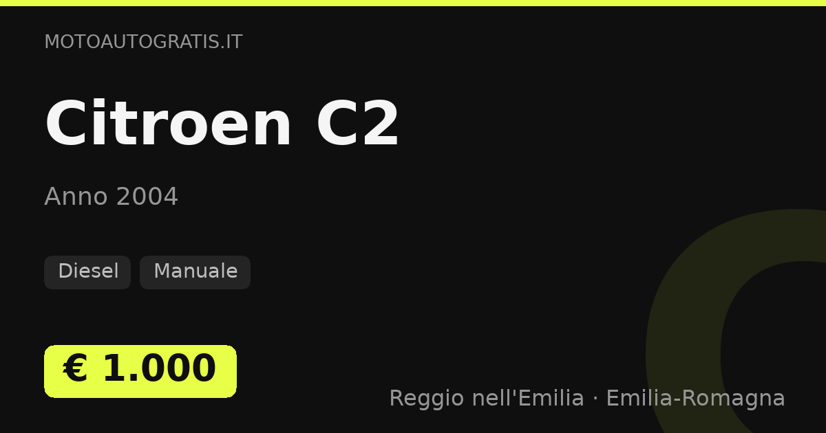 Citroen C2