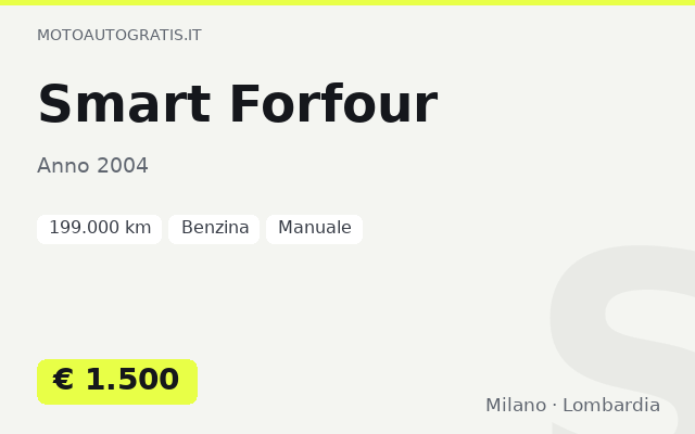 Smart Forfour