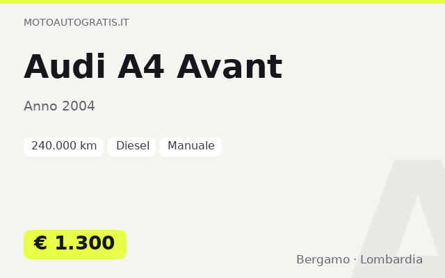 Audi A4 Avant