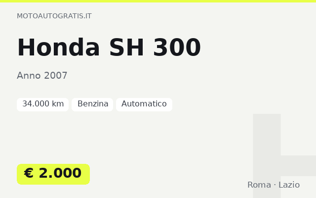 Honda SH 300