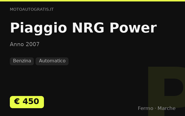 Piaggio NRG Power