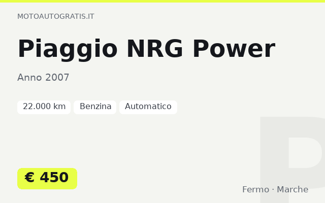 Piaggio NRG Power