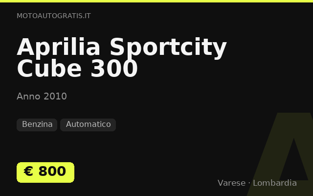 Aprilia Sportcity Cube 300