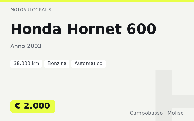 Honda Hornet 600