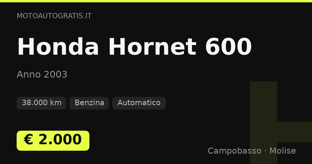 Honda Hornet 600