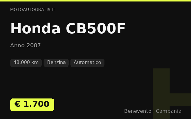 Honda CB500F