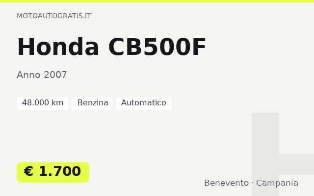 Honda CB500F
