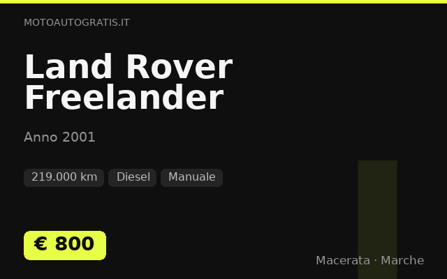 Land Rover Freelander