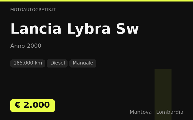 Lancia Lybra Sw