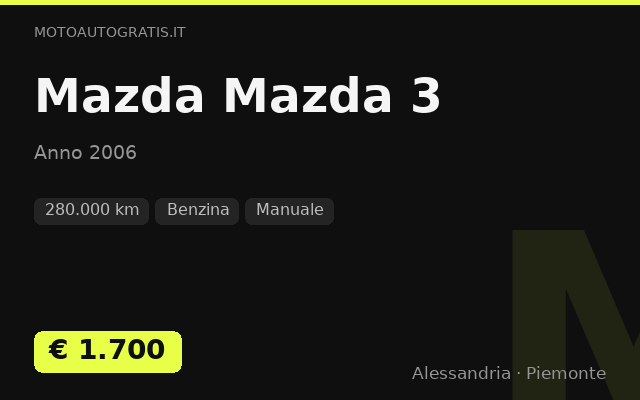 Mazda Mazda 3