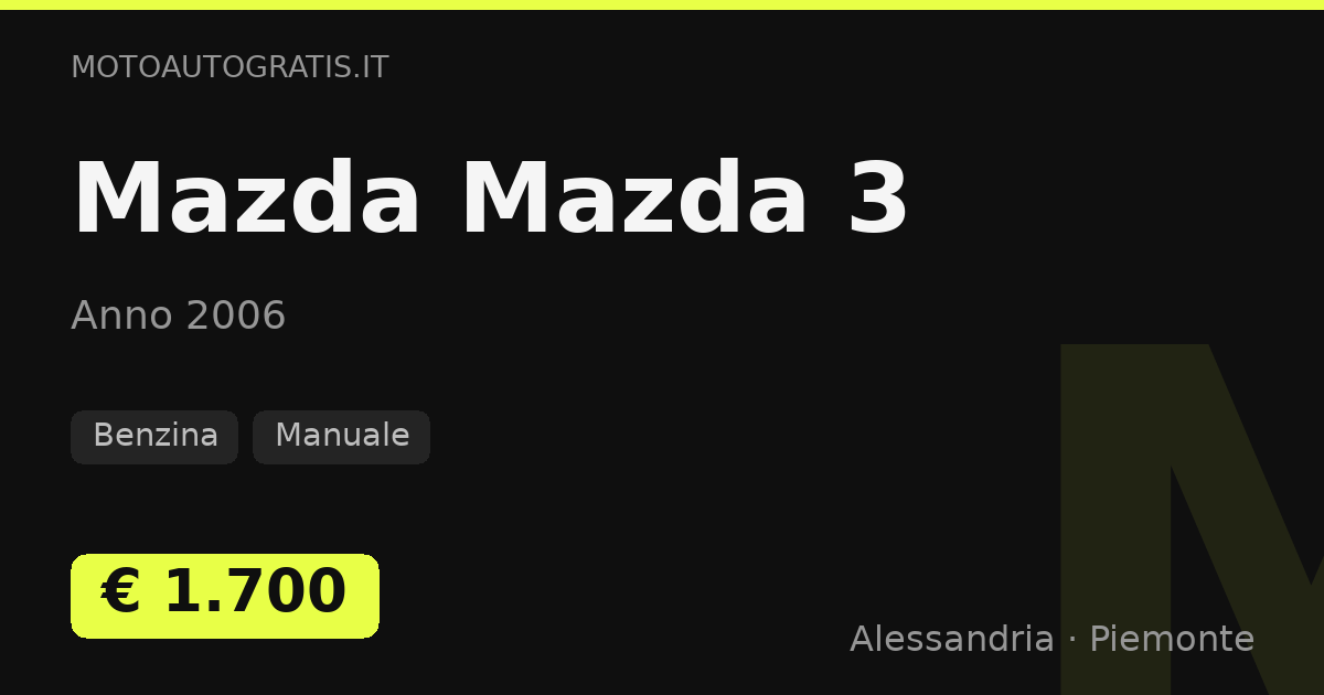 Mazda Mazda 3