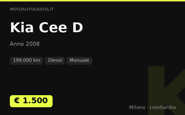 Kia Cee D