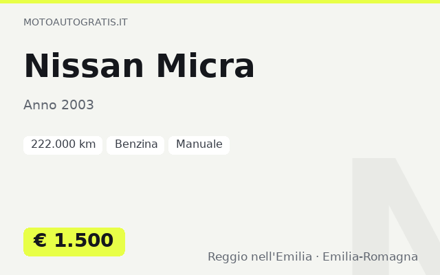 Nissan Micra