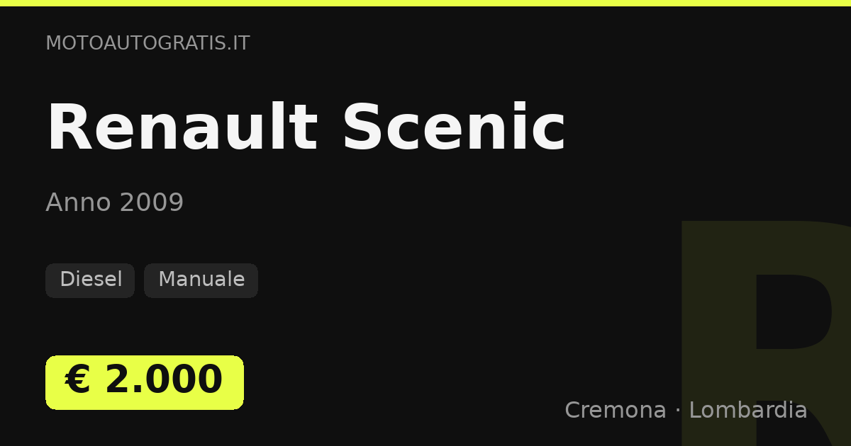 Renault Scenic