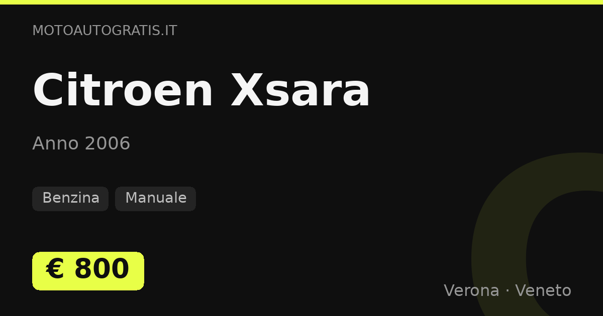 Citroen Xsara