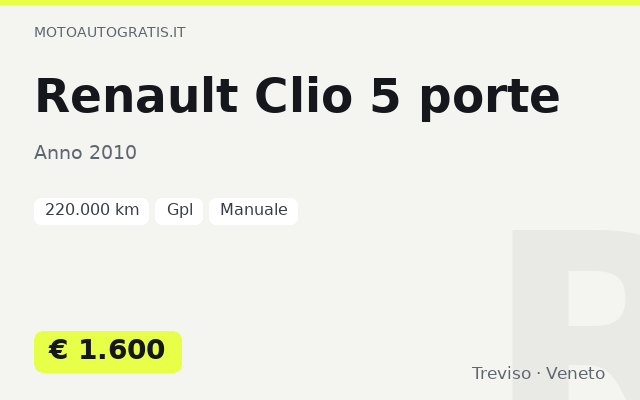 Renault Clio 5 porte