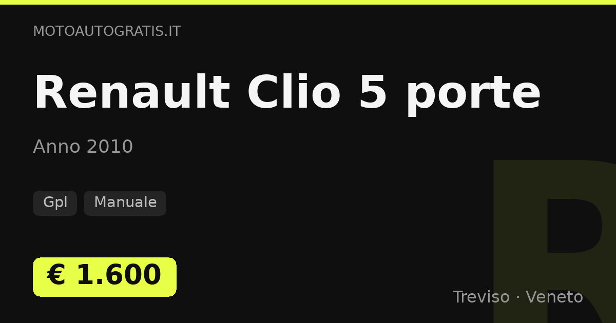Renault Clio 5 porte