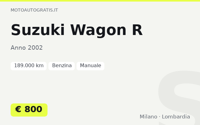 Suzuki Wagon R