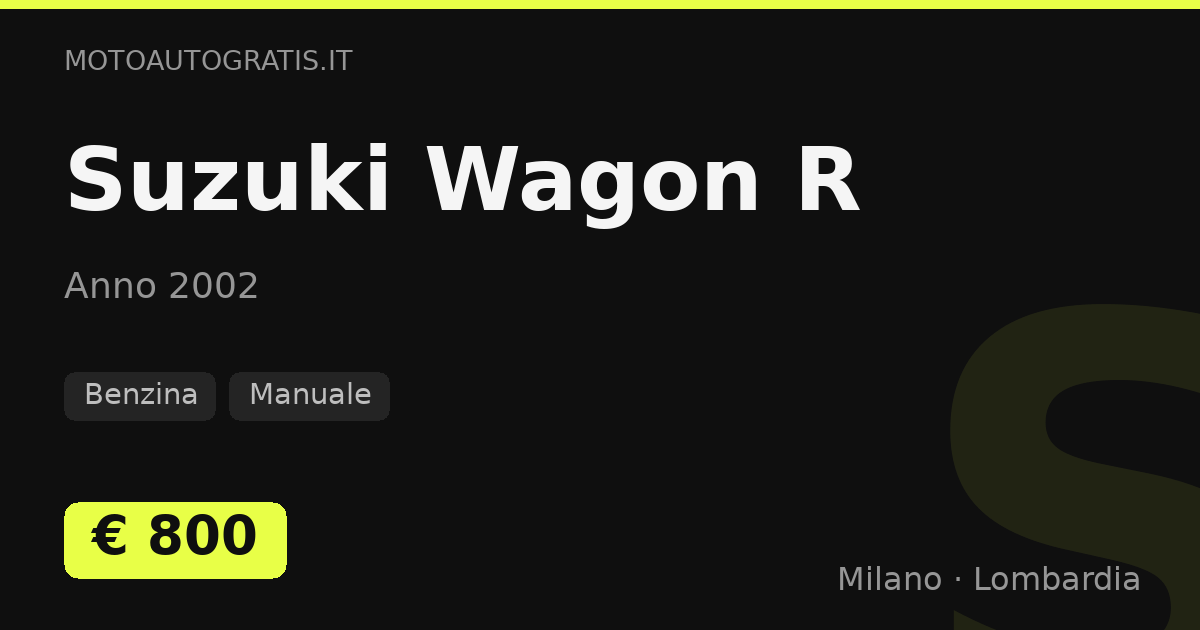Suzuki Wagon R