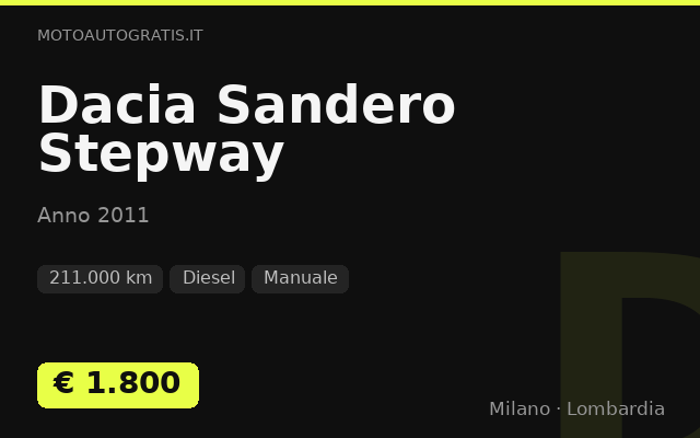 Dacia Sandero Stepway