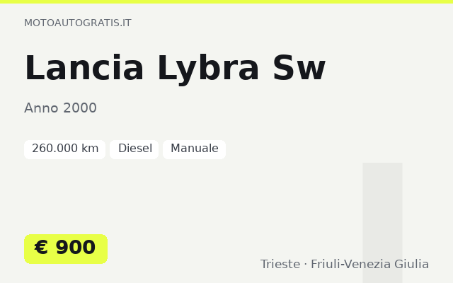 Lancia Lybra Sw