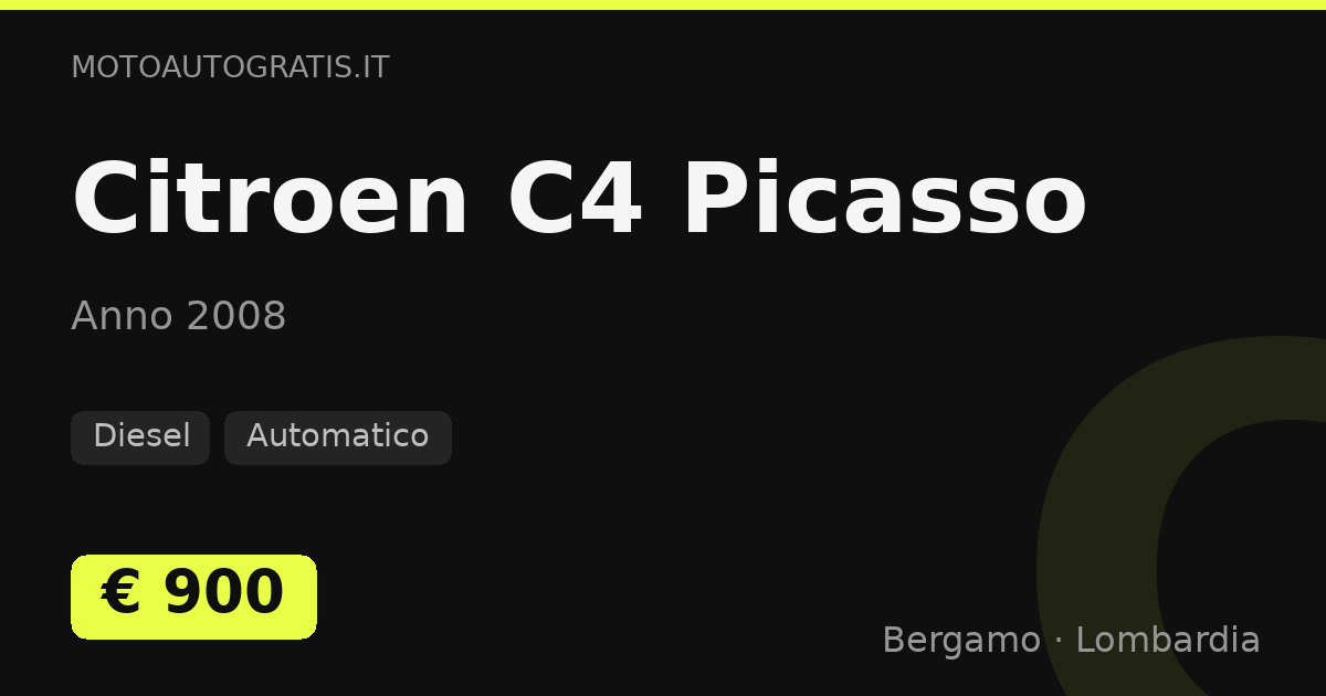 Citroen C4 Picasso