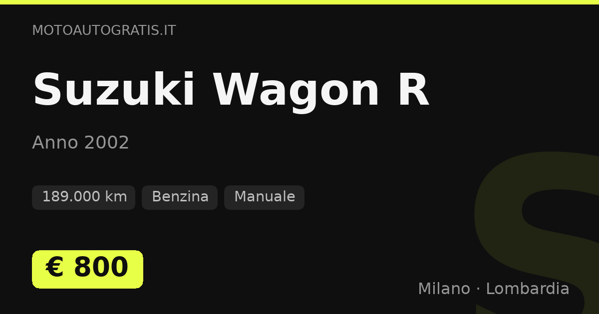 Suzuki Wagon R