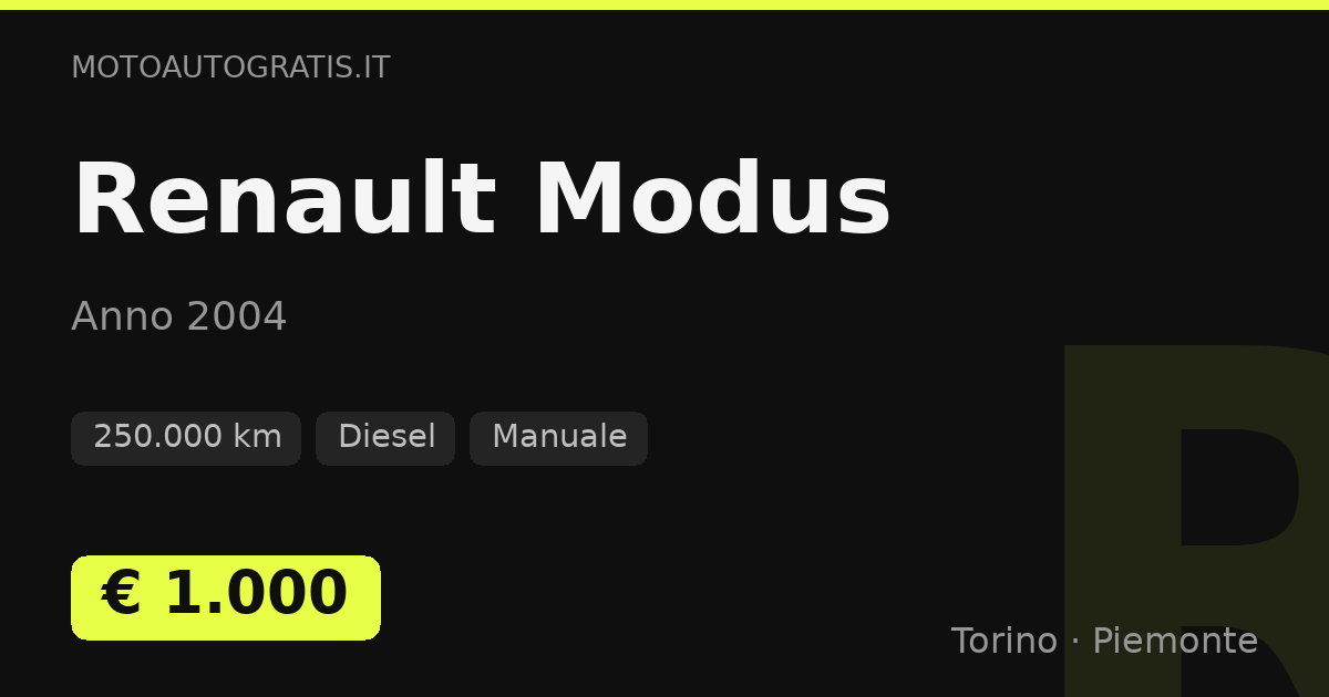 Renault Modus