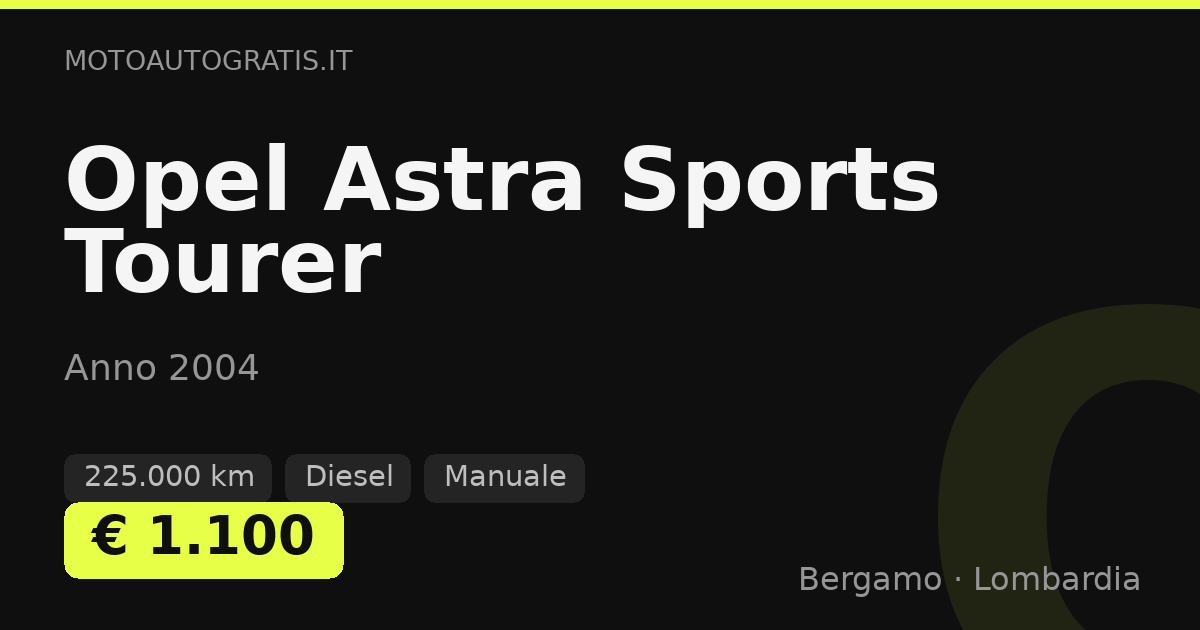 Opel Astra Sports Tourer