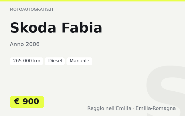 Skoda Fabia