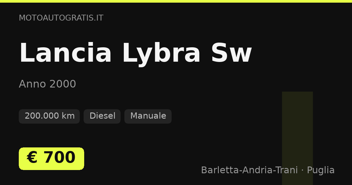 Lancia Lybra Sw