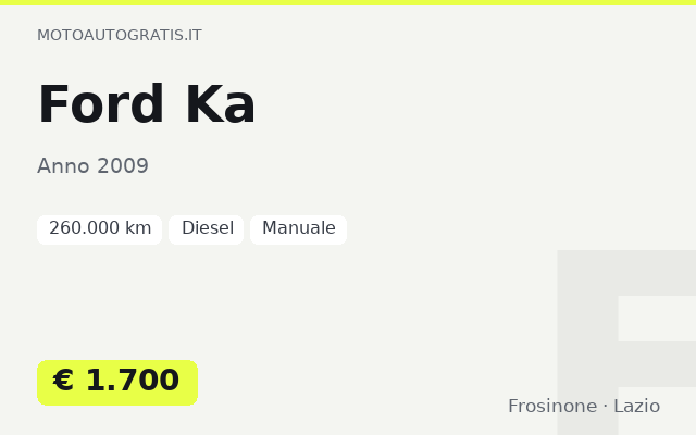 Ford Ka