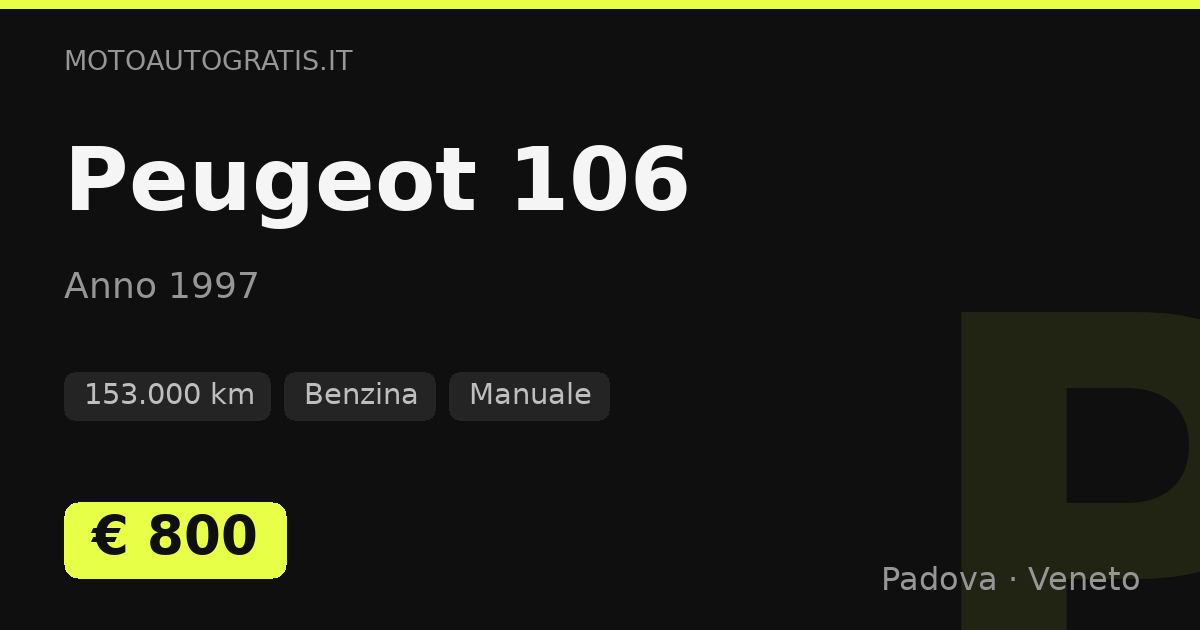 Peugeot 106