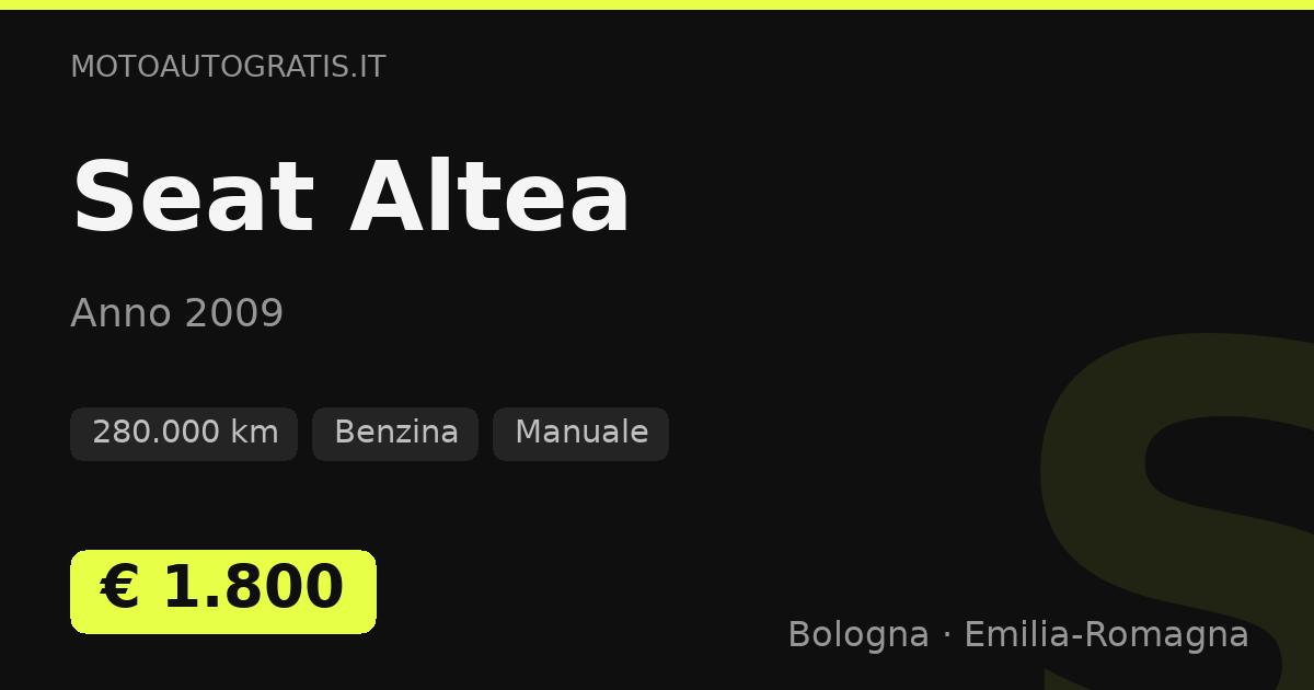 Seat Altea