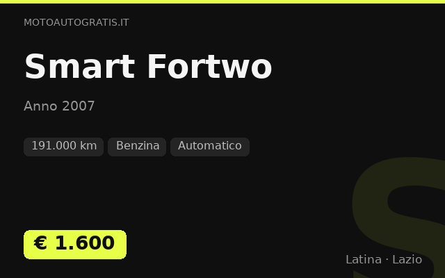 Smart Fortwo