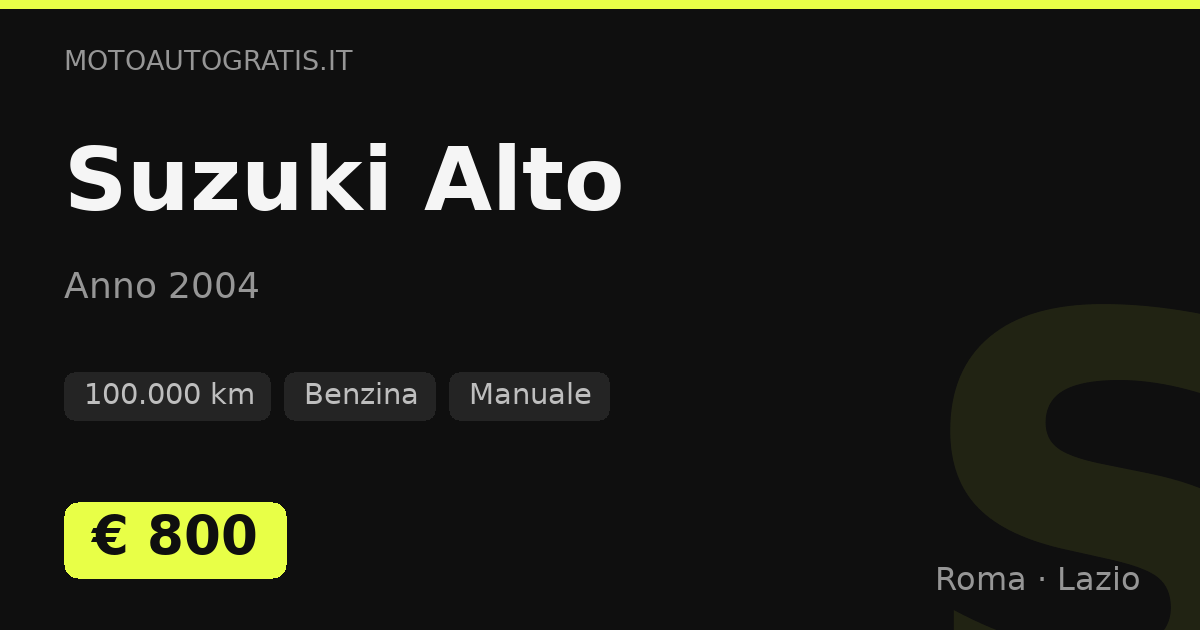 Suzuki Alto