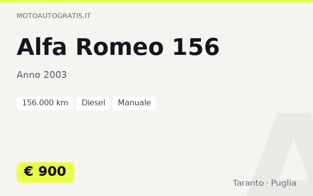 Alfa Romeo 156