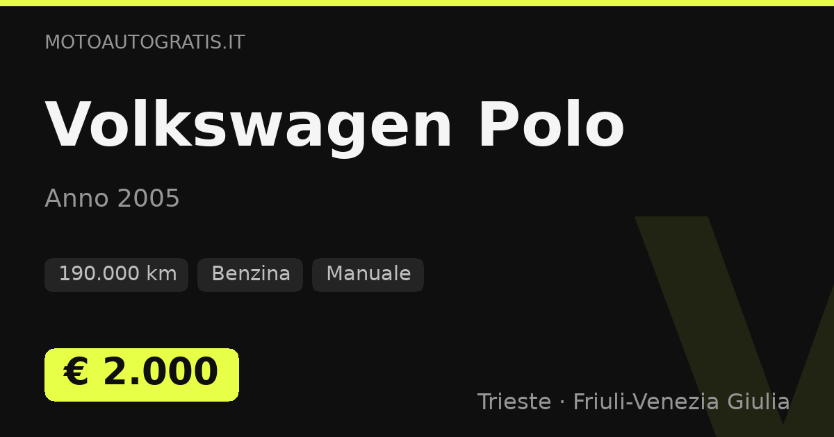 Volkswagen Polo