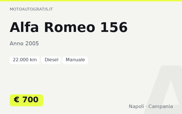 Alfa Romeo 156