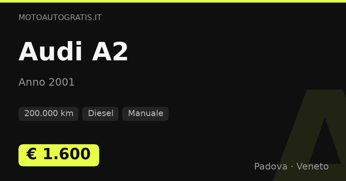 Audi A2