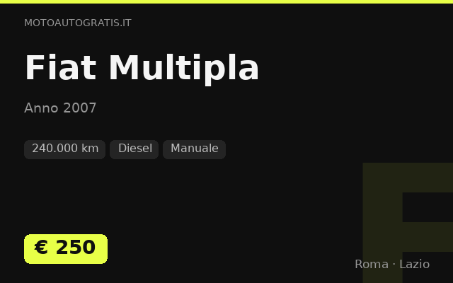 Fiat Multipla