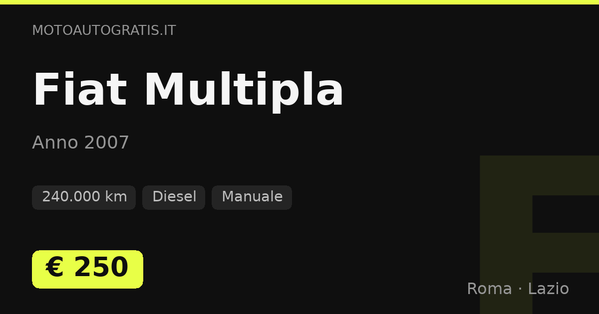 Fiat Multipla