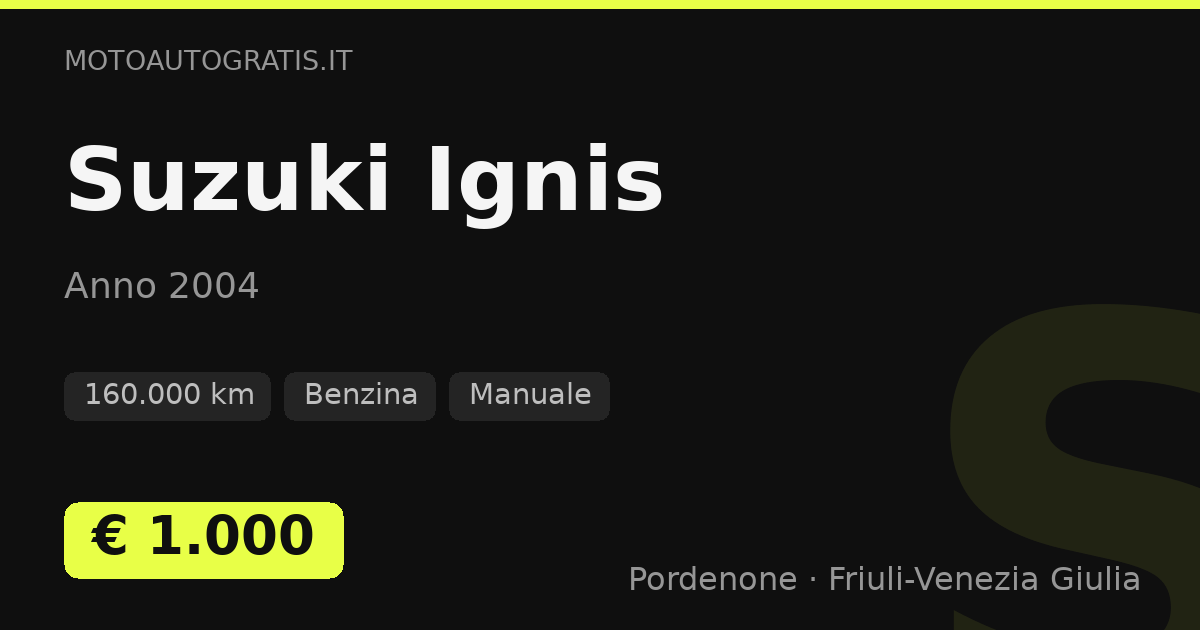 Suzuki Ignis
