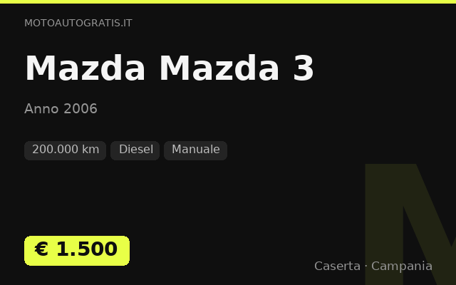 Mazda Mazda 3