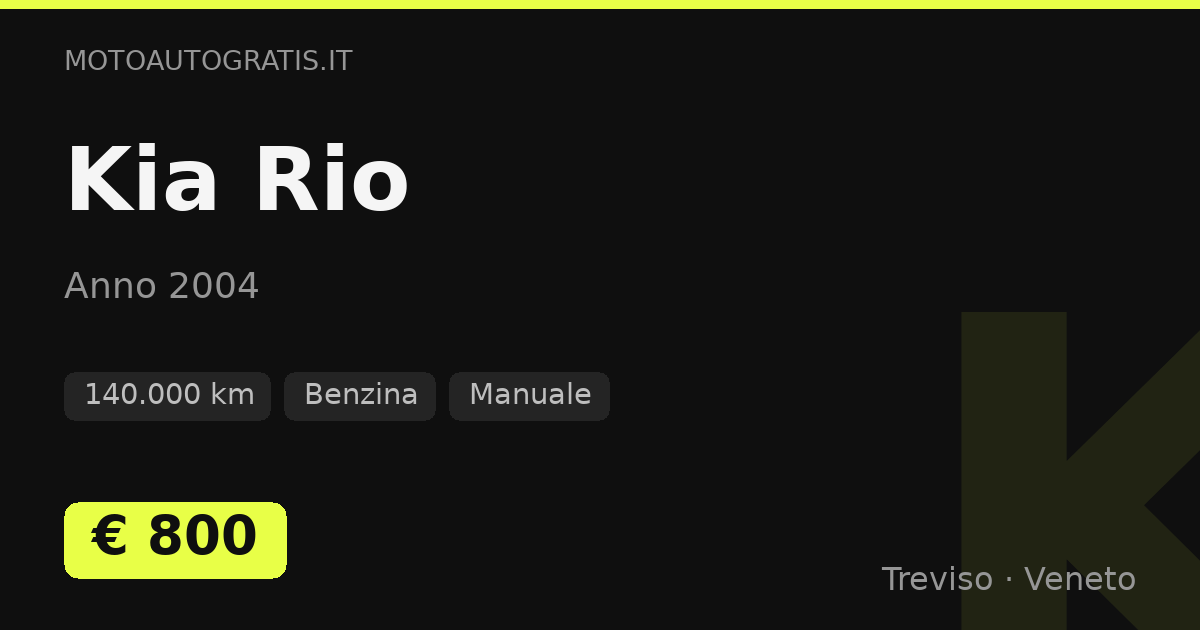 Kia Rio