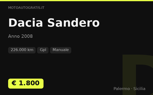 Dacia Sandero