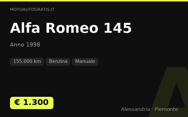 Alfa Romeo 145