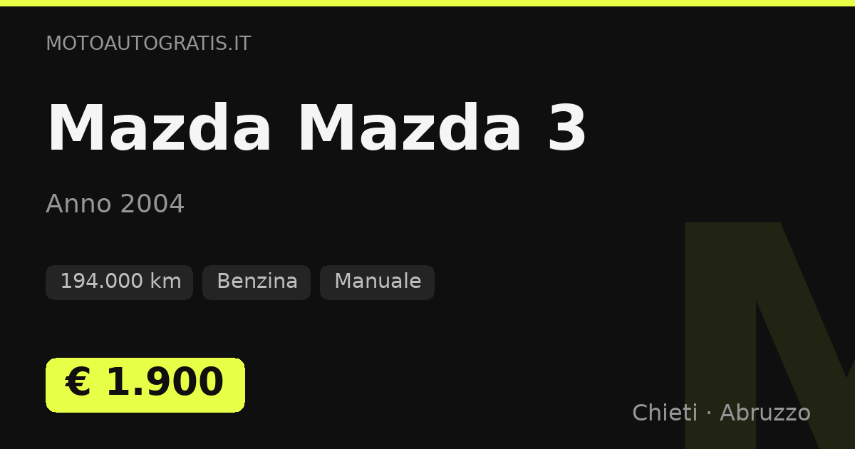 Mazda Mazda 3